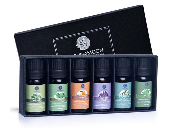 mother's day gifts for friends Gift the Lagunamoon Essential Oils Gift Set, $9.99