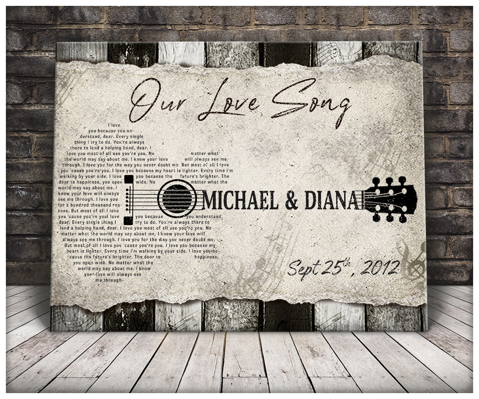 Music Memories Custom Canvas