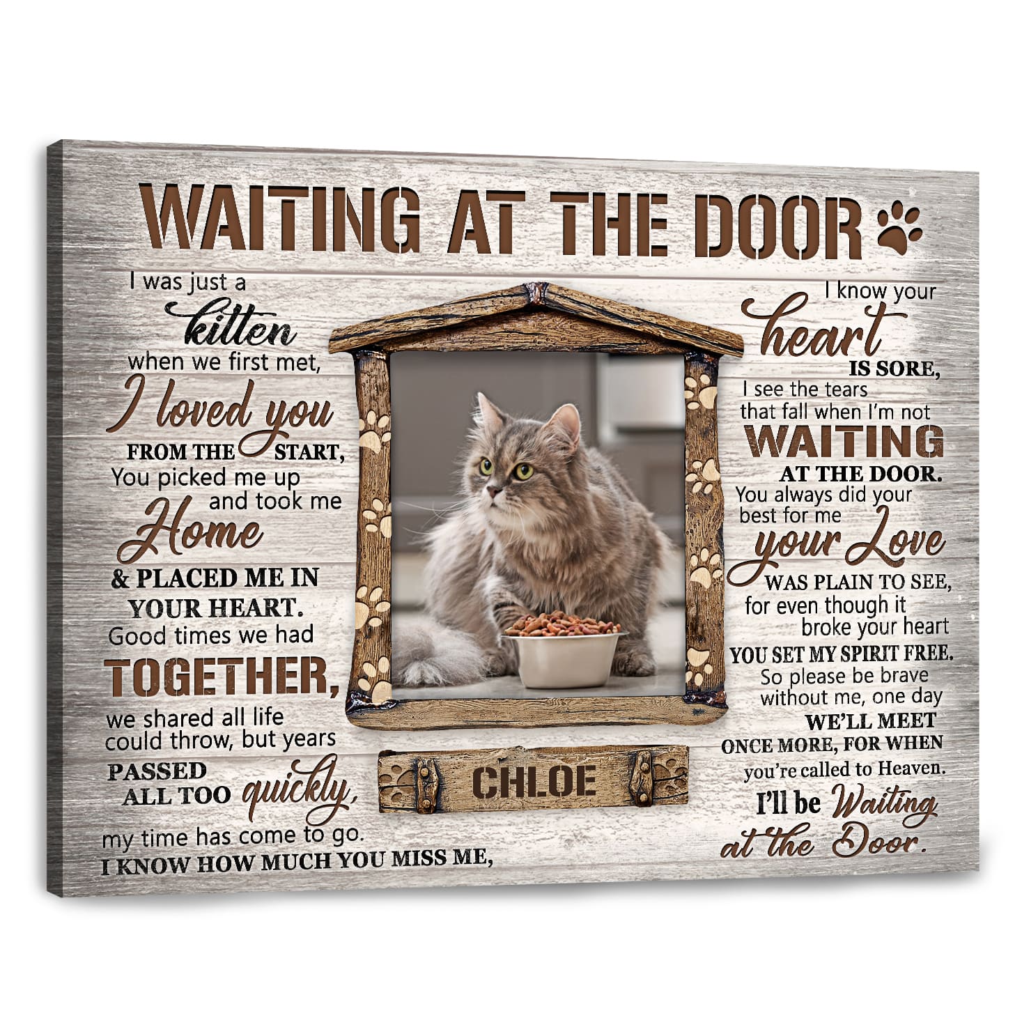 Cat Poster & Canvas, The Cat Rules - Wall Art, Home Decor For Cat Mom, -  OhaPrints