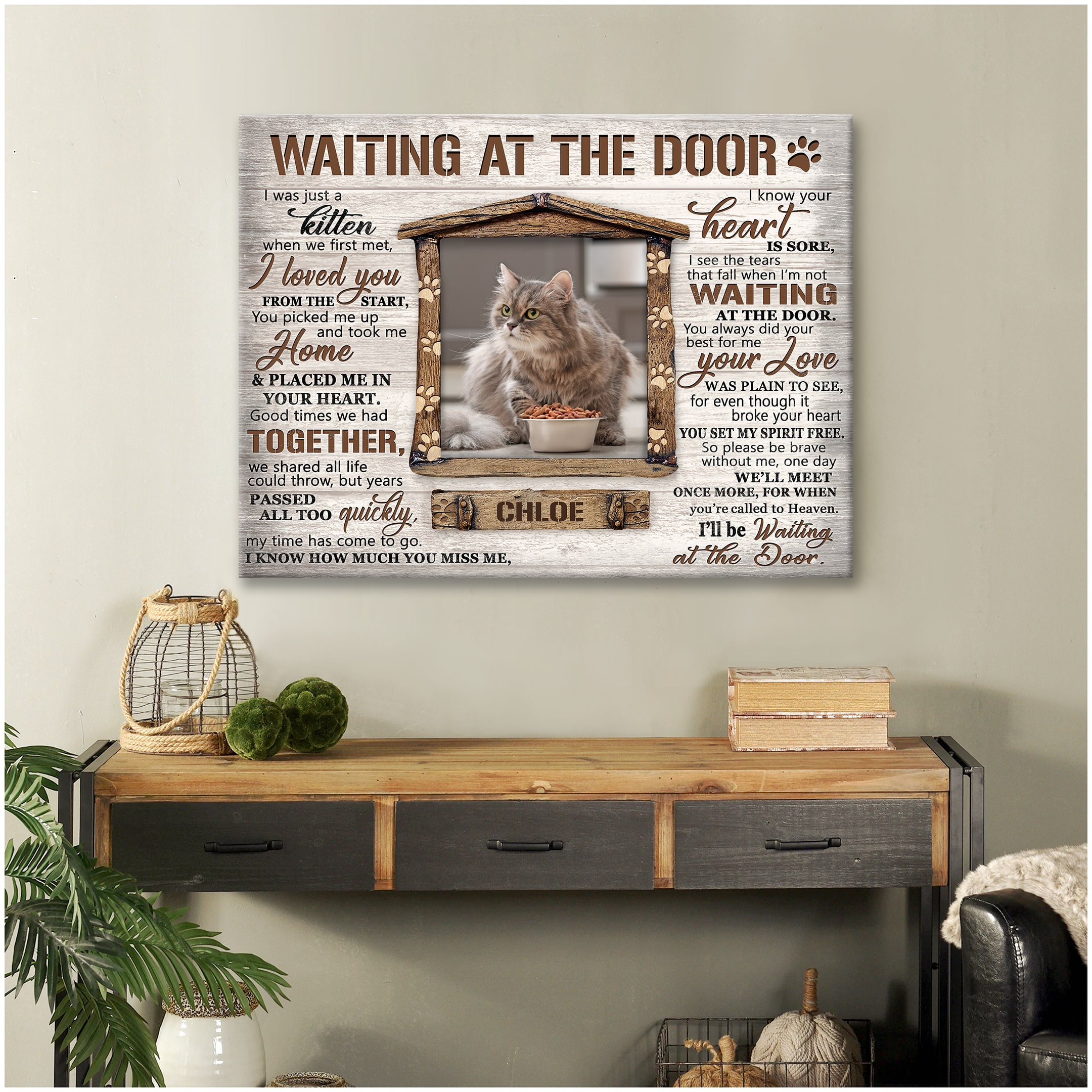 Cat Poster & Canvas, The Cat Rules - Wall Art, Home Decor For Cat Mom, -  OhaPrints