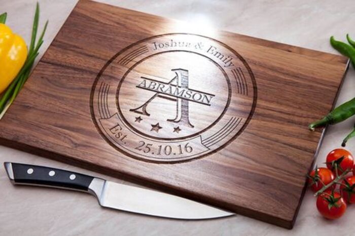 Personalized cutting board personalized husband gifts
