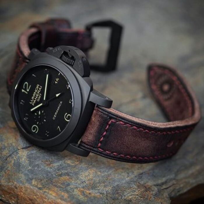 Leather watch for husband