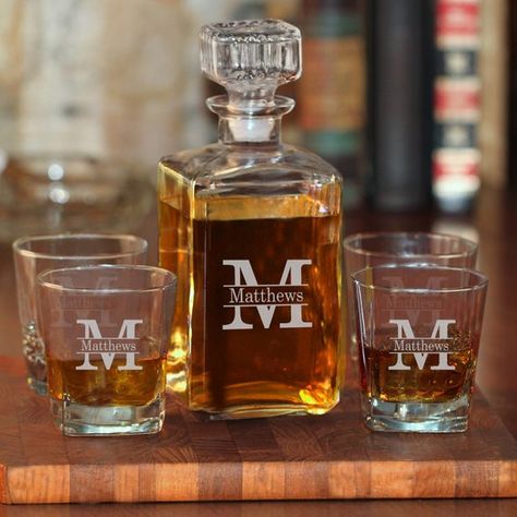 personalized gifts for husband - Whiskey set for him