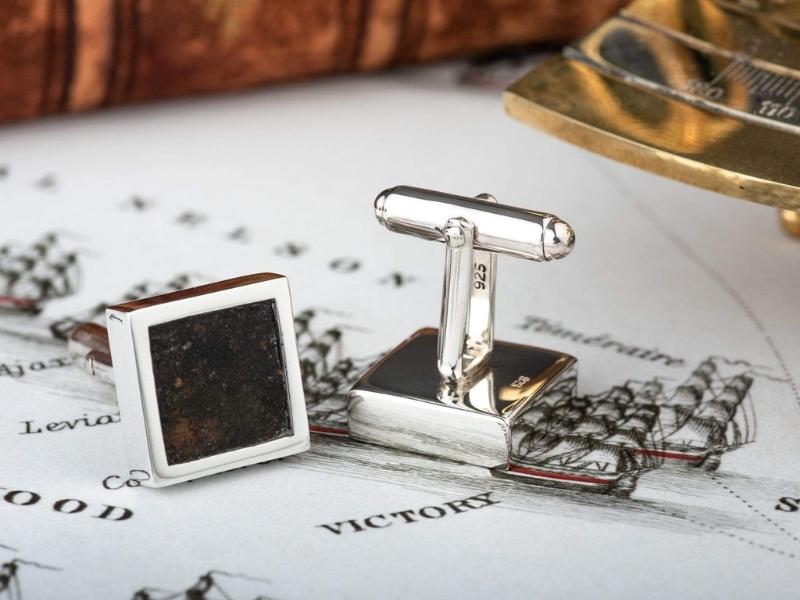 Copper Cufflinks For The Modern Seventh Year Anniversary Gift