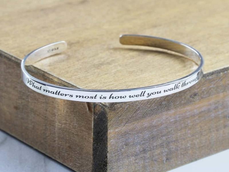 Cuff Bracelet for the 7th anniversary gift