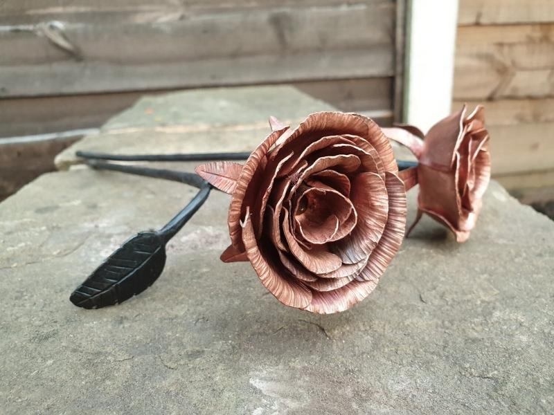 Copper Rose For The 7Th Anniversary Gifts