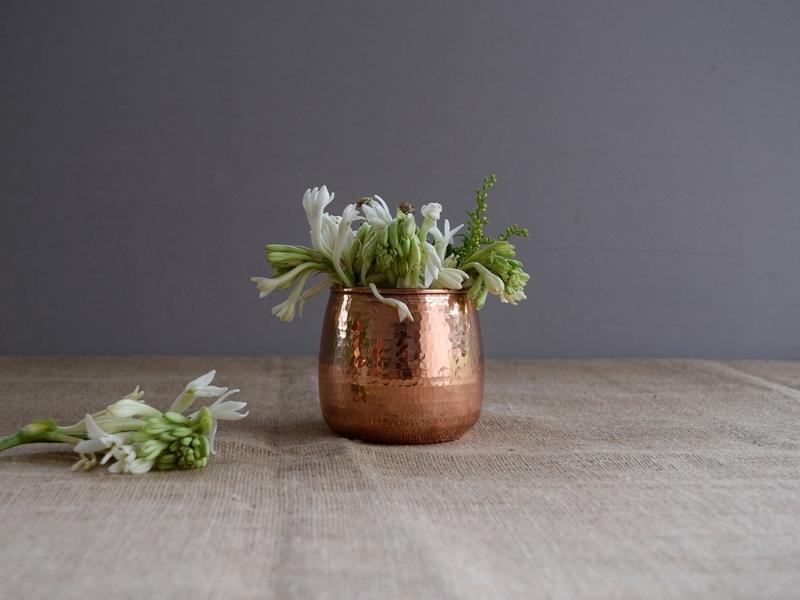 Copper Vase for the 7th anniversary fun gift