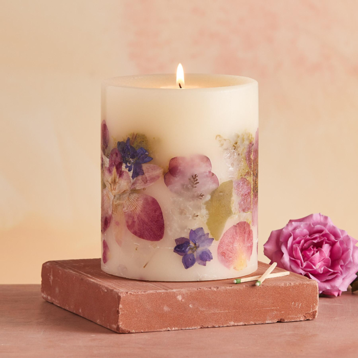 Mother's day DIY gifts Dried Flower Candle