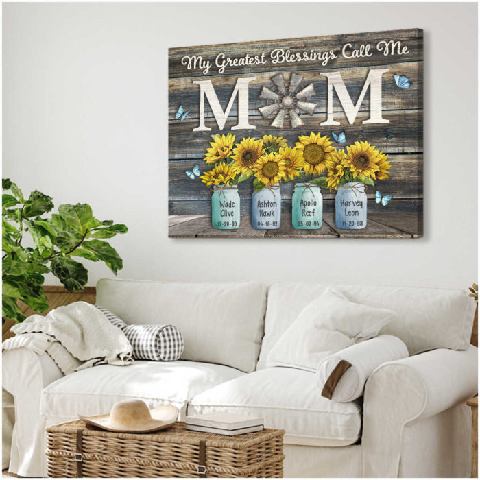 Inspiring canvas gift for mother-in-law first meeting