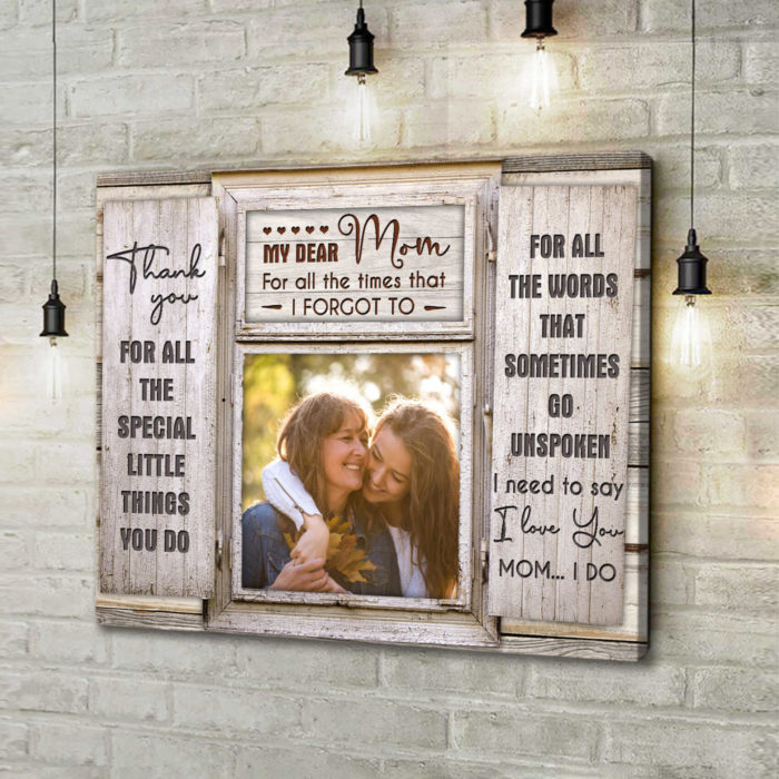 photo canvas for mom - sentimental gifts for mother in law