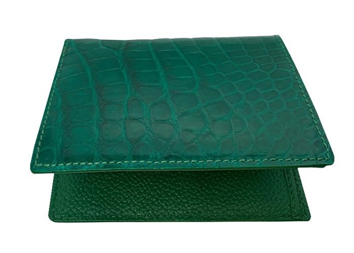 Alligator Bifold Wallet For The 20Th Anniversary Gift