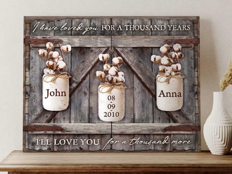 wall art for the best gift for sister and brother in law anniversary
