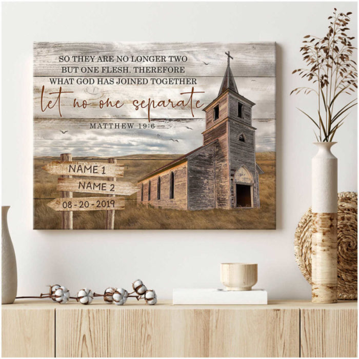 Church Canvas Wall Art - Lesbian Wedding Gifts Ideas.