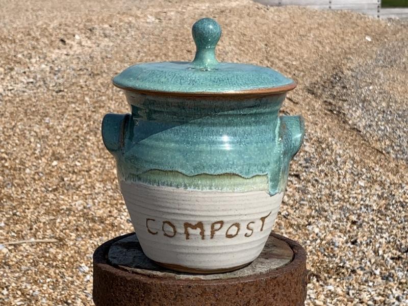 Ceramic Compost Bin for the 20th anniversary traditional gift
