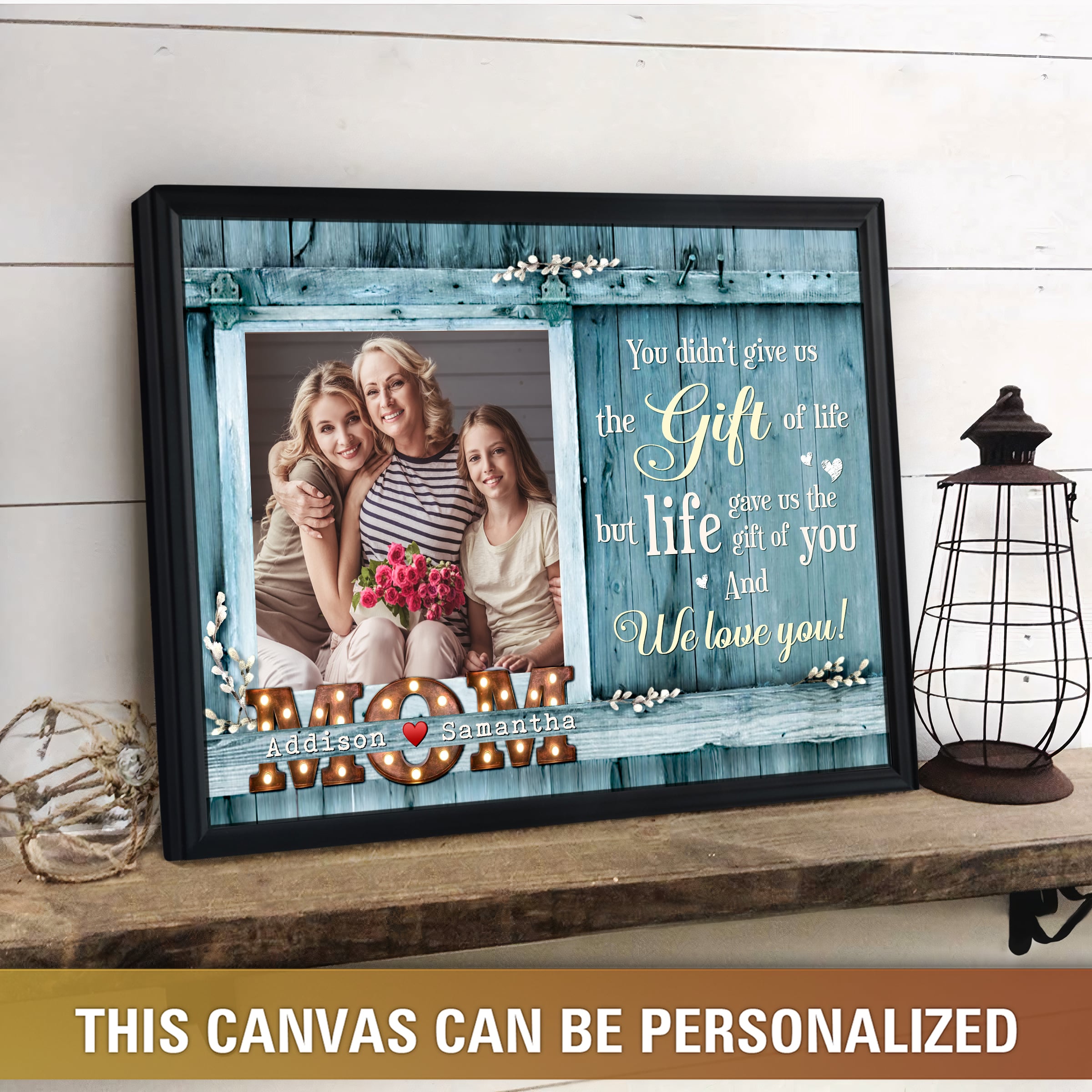 Meaningful Mother Daughter Gifts Mother's Day Personalized Gifts - Oh Canvas