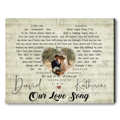 music lyric on canvas personalized gift for husband gift for wife 03
