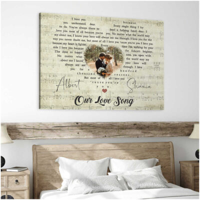music lyric on canvas personalized gift for husband gift for wife 02