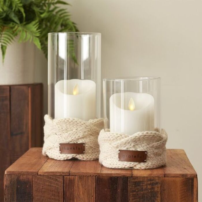 Custom candle holders for DIY birthday gifts for mom