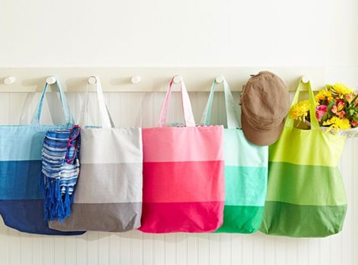 Homemade tote bags for mom