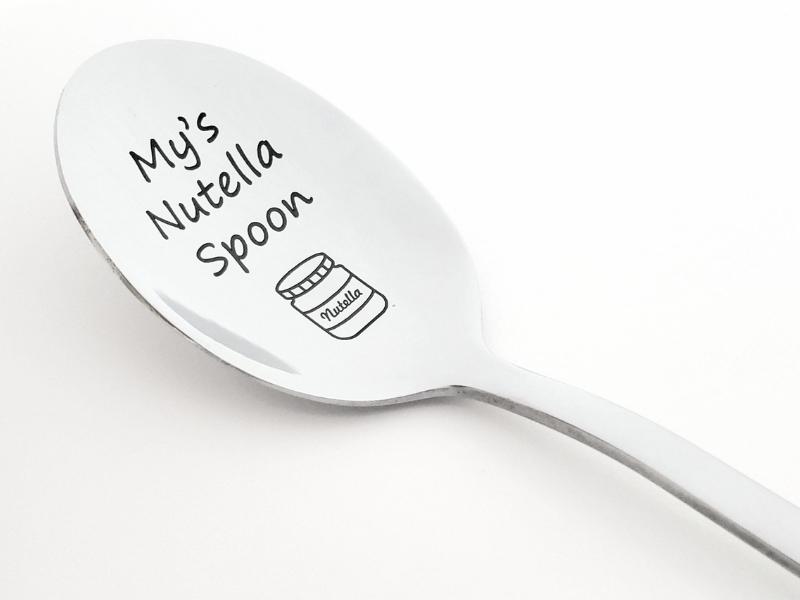 Personalized Engraved Spoon for the 11th anniversary gift