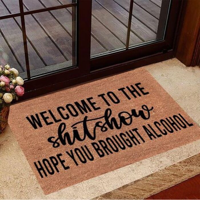 Door mats as funny gifts for mom