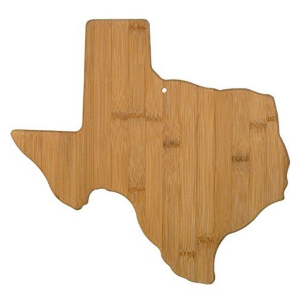 Last Minute Gift Idea For Mom State-Shaped Bamboo Cutting Board