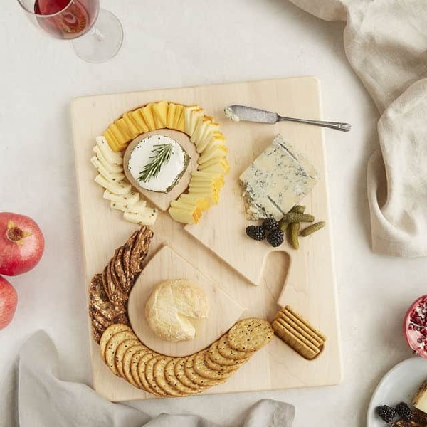 last minute ideas for mother's day Cheese & Crackers Serving Board