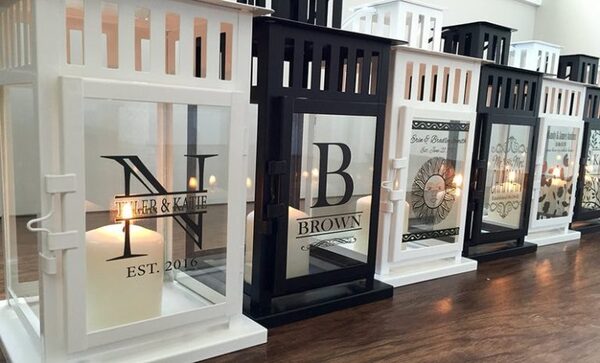 last minute Mother's Day gifts as Personalized Lantern