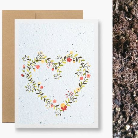 last minute Mother's Day gifts as Plantable Greeting Card