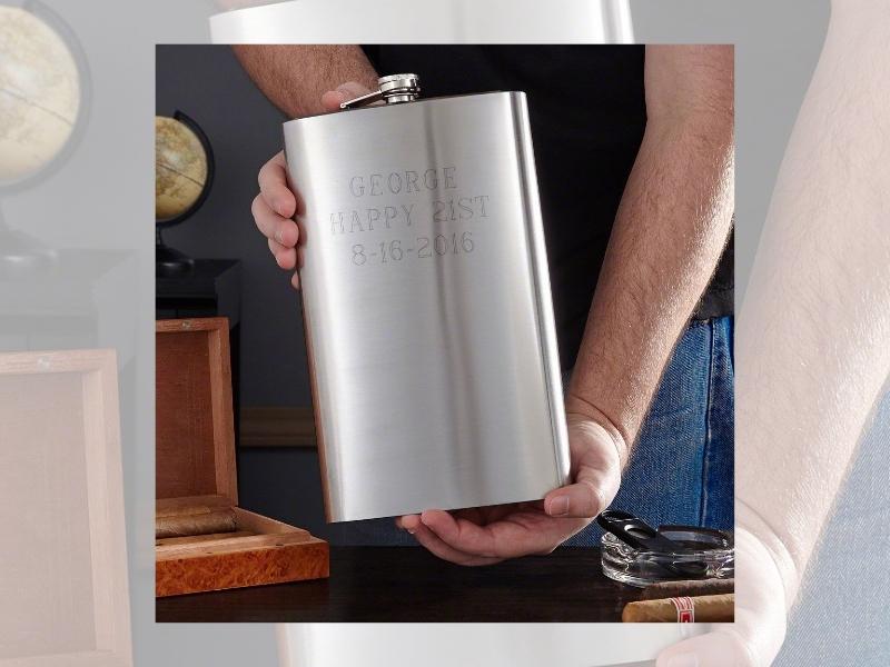 Large Flask for 6 month anniversary ideas for husband