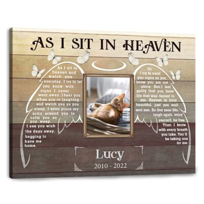 remembrance gift for cat lover as I sit in heaven 02