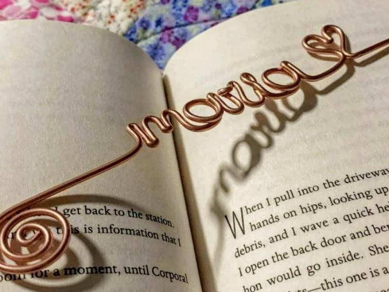 Personalized Bookmark for gift ideas for 6 month anniversary for girlfriend