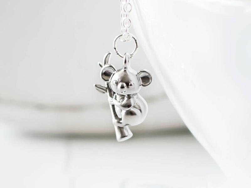 Koala Necklace for gifts for 6 month anniversary for her