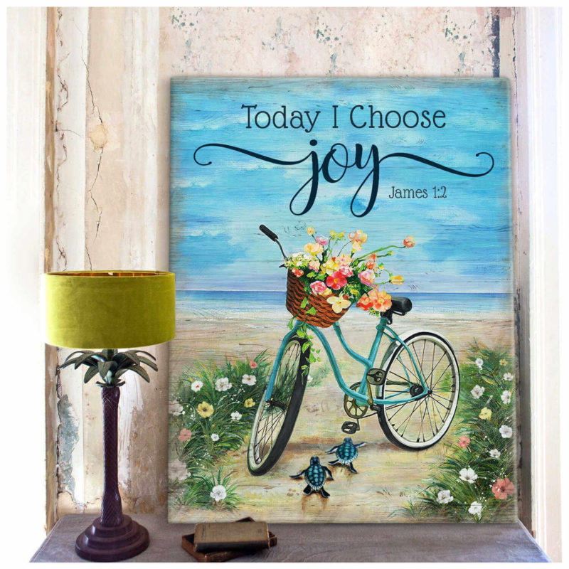 college graduation gifts for daughter - Today I Choose Joy Canvas