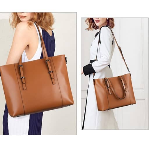 ideas for graduation presents for her - Leather Laptop Tote Bag