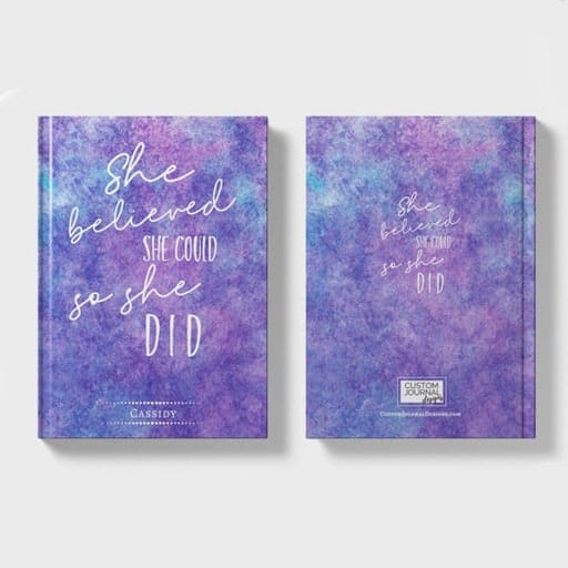 College Graduation Gifts For Daughter - Inspirational Positive Quote Journal