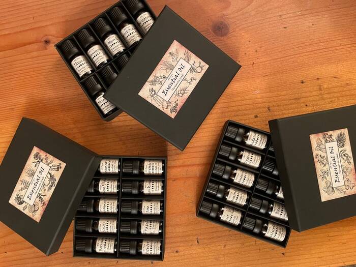 Essential Oils Box - wedding gift for coworker.