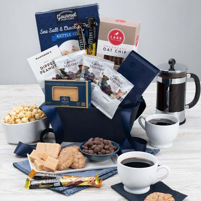Coffee Gift Basket - Wedding Gift From Coworkers