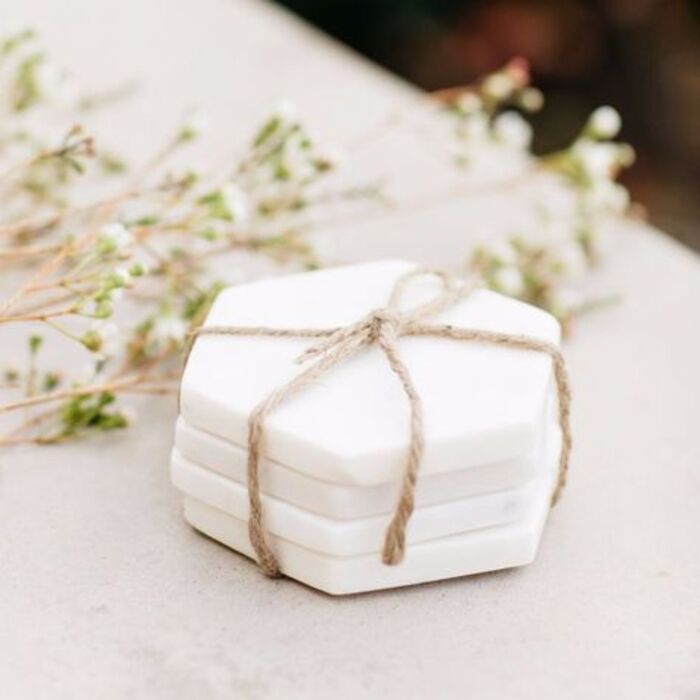 Marble Coasters As Wedding Gifts For Young Couples