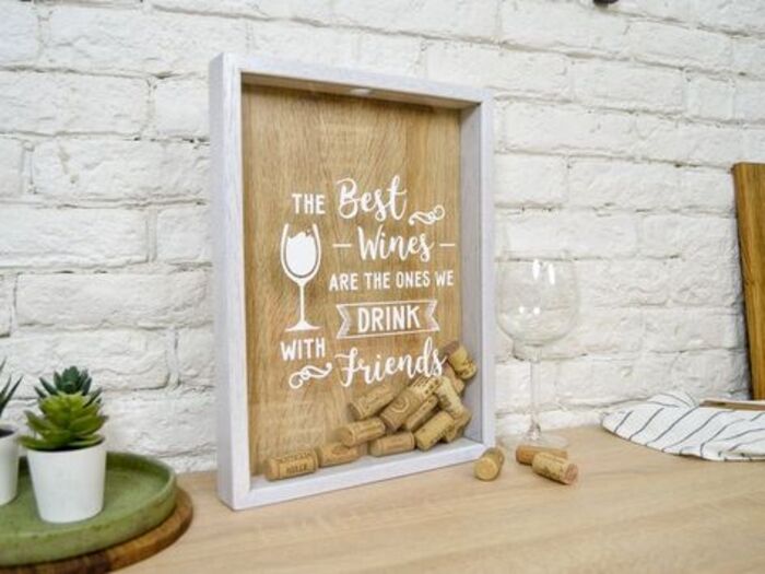 Wine cork holder - gift for newlyweds