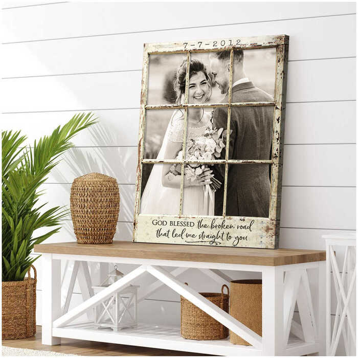 Photo Canvas For Bride And Groom