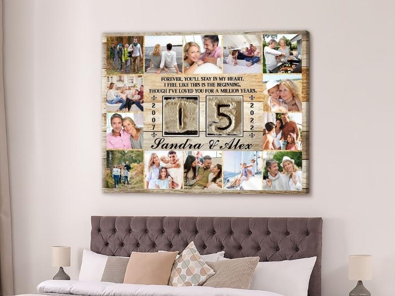 Sweet Piece of Decor for fifteenth wedding anniversary gift