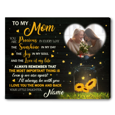 to my mom mother's day gift custom photo 01