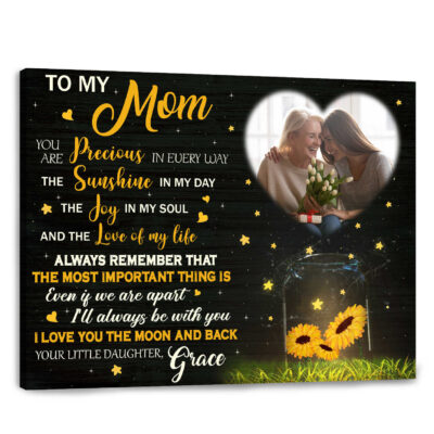 to my mom mother's day gift custom photo 02