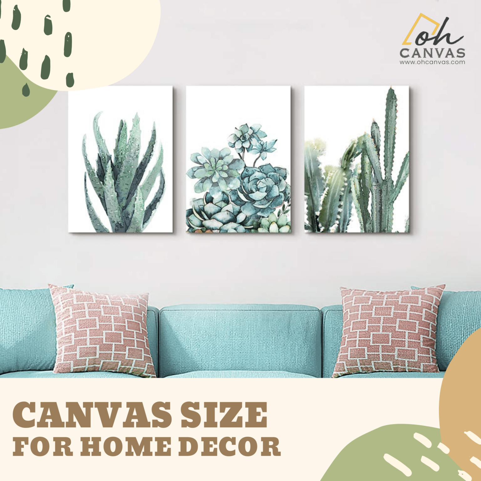 Canvas Sizes - Ultimate Guide For Your Home Decoration