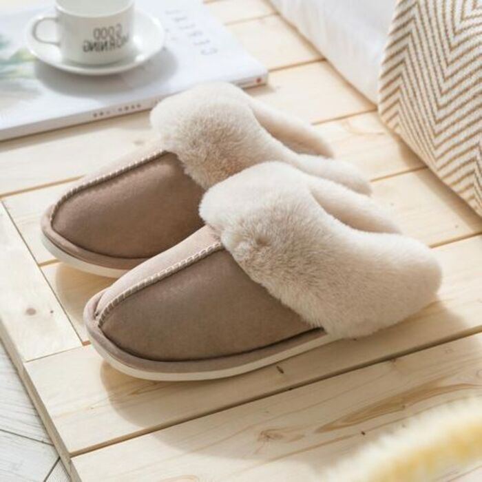 Cozy slippers for mom's gift