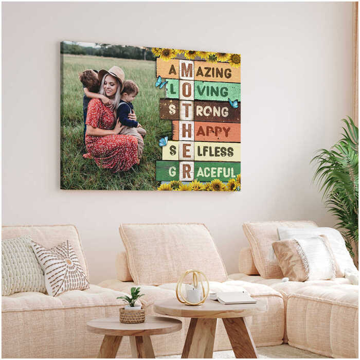 Meaningful Canvas For Stepmom Gifts