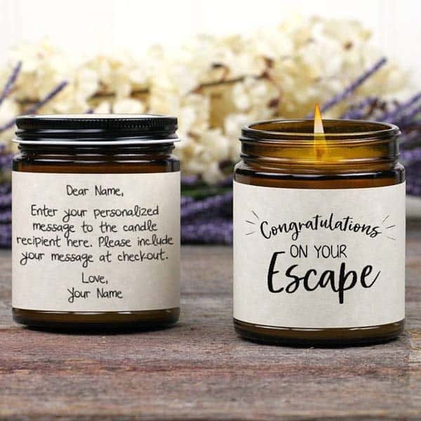 gifts for female coworkers - Coworker Leaving Candle