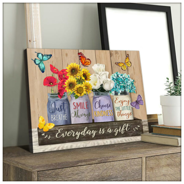 Presents For Female Coworkers - &Quot;Everyday Is A Gift&Quot; Canvas Print