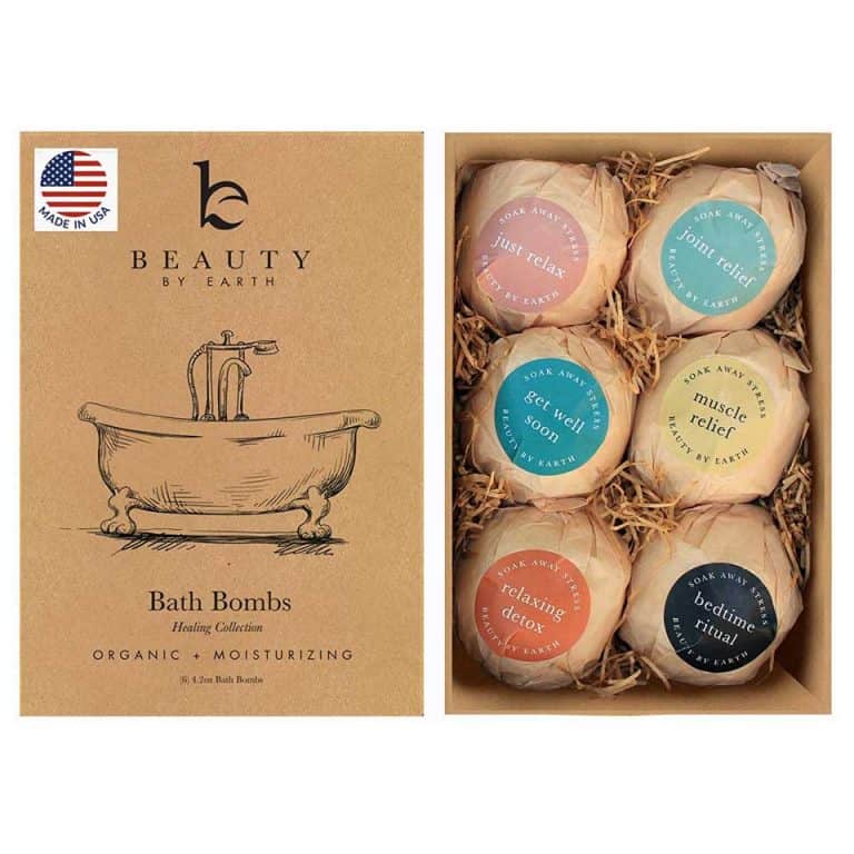 best gift for colleague female - Bath Bomb Gift Set